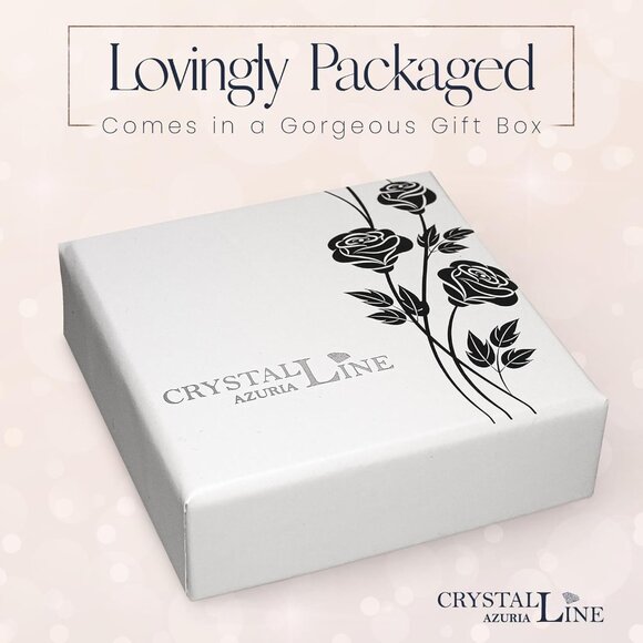 Jewelry Sets Zirconia Crystal Teardrop Necklace Earrings Women Wedding Party - Picture 6 of 7